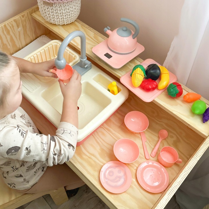 ZLEWOZMYWAK KUCHNIA KRAN FUNKCJA PUSZCZANIA WODY ZLEW MYCIA NACZYŃ WOOPIE