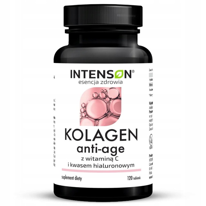 Intenson Kolagen ANTI AGE + hialuron + wit C*120 szt