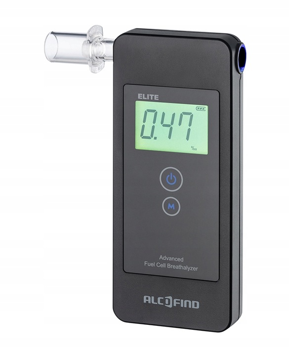 Alkomat AlcoFind Elite + kalibracje + pokrowiec
