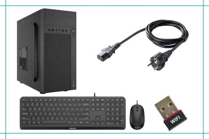 Komputer Stacjonarny Intel Core i7 16GB 512GB SSD Windows 10 Szybki Wydajny