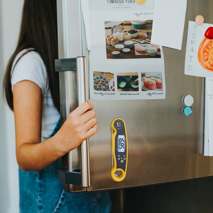 TERMOMETR KUCHENNY CYFROWY DO MIĘSA ŻYWNOŚCI NA GRILL SZPILKOWY LCD -50°C +