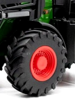 Duży Traktor Ciągnik Ruchome ramię Gumowe koła chwytak czołowy łyżka