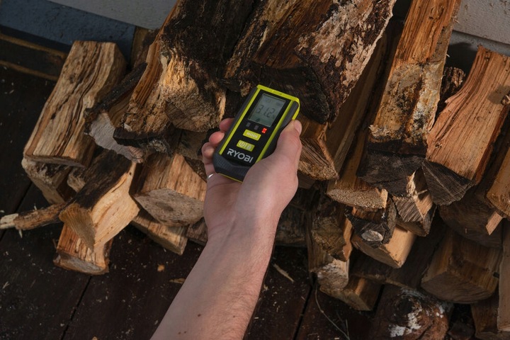 RYOBI MIERNIK POMIARU WILGOTNOŚCI WILGOTNOŚCIOMIERZ DREWNA BETONU RBPINMM1