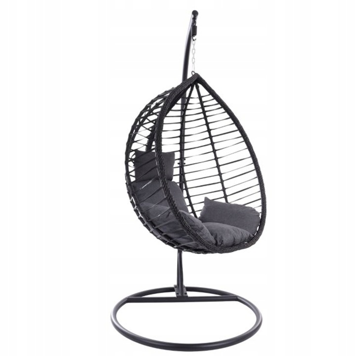 Bujany Kokon Ogrodowy Huśtawka Kosz Fotel Wiszący na Taras Technorattan