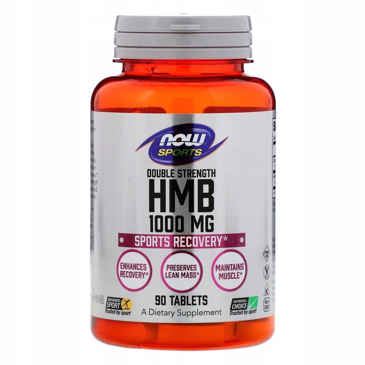 NOW Foods HMB 1000mg 90 tabletek