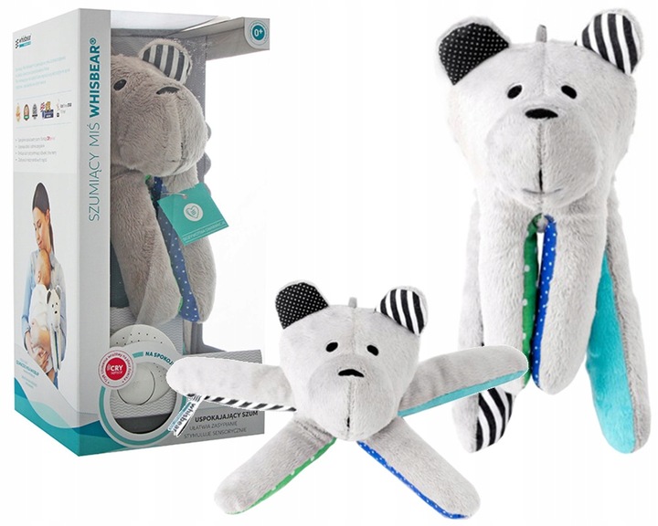WHISBEAR Szumiący Miś czujnik snu CRY Sensor