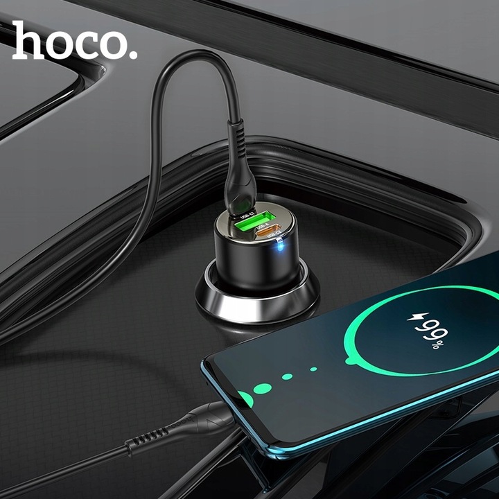 Szybka ładowarka USB Typ Typu C USB-C PD 30W do iPhone 15 Plus Pro Max iPad