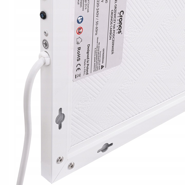 GRZEJNIK NA PODCZERWIEŃ Z TERMOSTATEM PILOTEM 800W