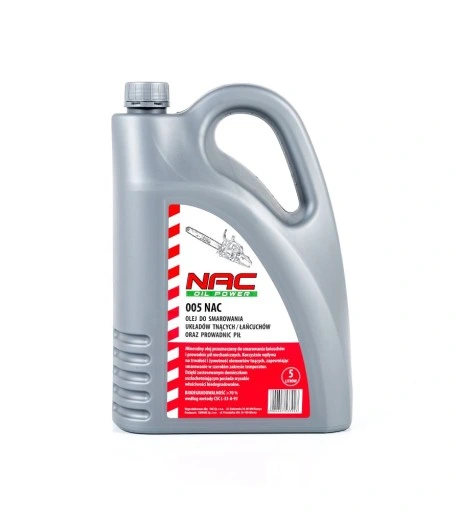 Olej do Smarowania Łańcucha i Prowadnicy NAC 5L