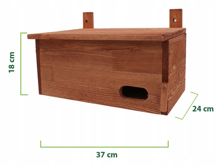 Budka lęgowa dla jerzyka impregnowana typ Jerzyk