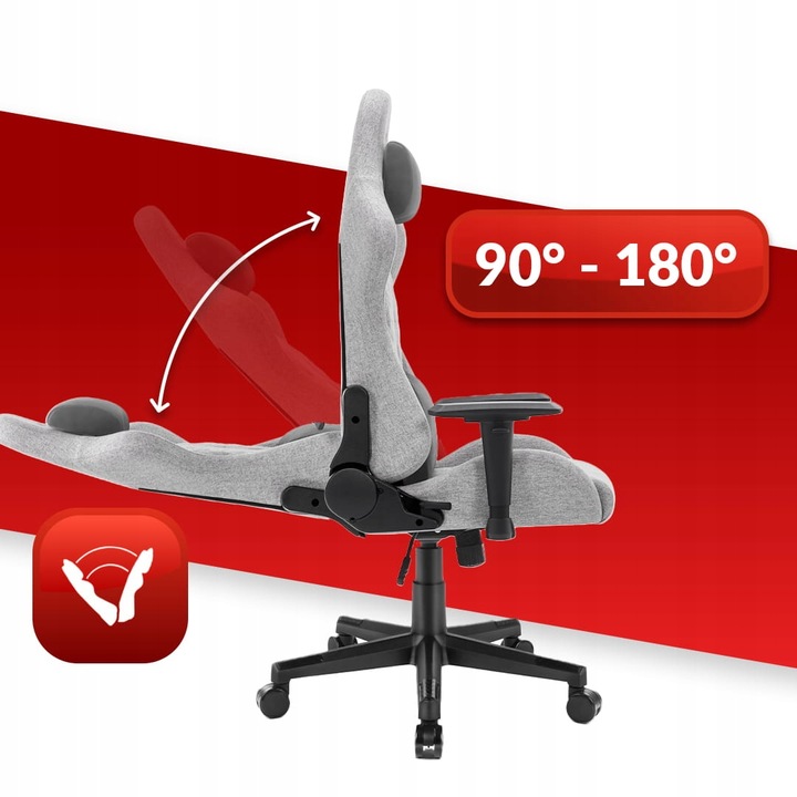 FOTEL GAMINGOWY DLA GRACZA BIUROWY HELL'S