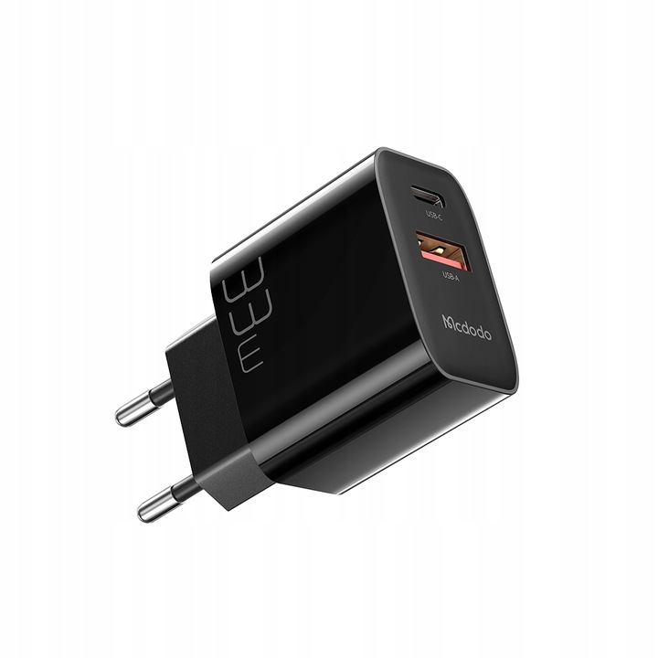 MCDODO SZYBKA ŁADOWARKA SIECIOWA USB USB-C PD 33W