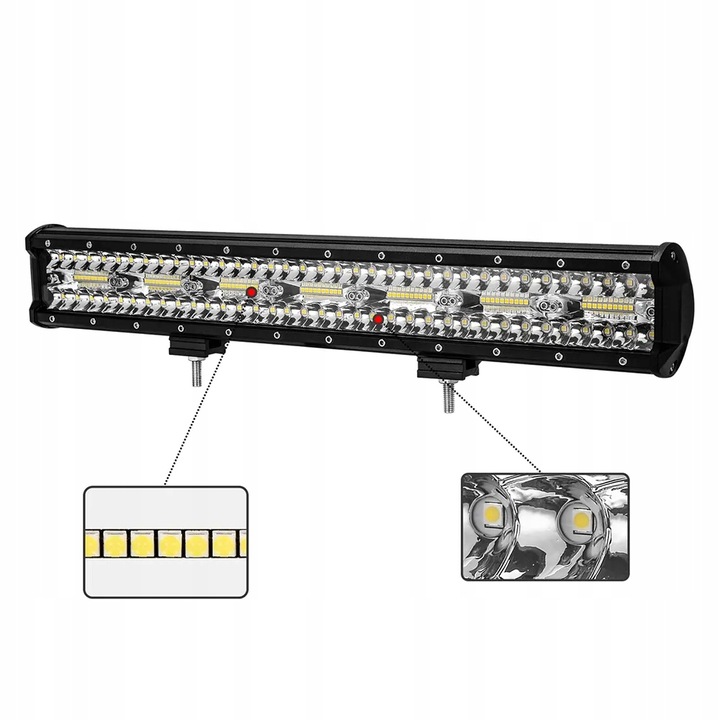 LAMPA ROBOCZA LED 800W LIGHTBAR COMBO 80CM BELKA DALEKOSIĘŻNA LISTWA 12-24V