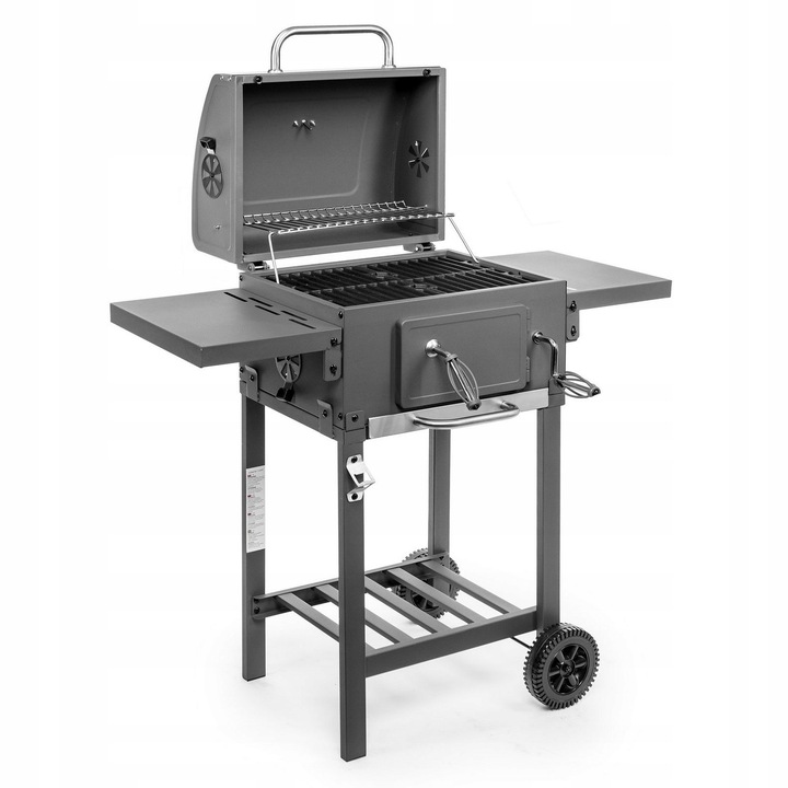 Grill Węglowy Activa Mastercook Angular Smart Ruszt Chromowany 42 x 31,3 cm