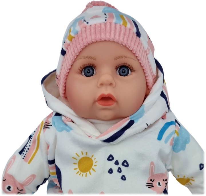 LALKA BOBAS MÓWI I ŚPIEWA POLSKI 45CM+SMOCZEK_38