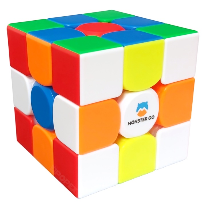 PROFESJONALNA KOSTKA 3x3 MAGNETYCZNA GAN MONSTER GO + PODSTAWKA + ALGORYTMY