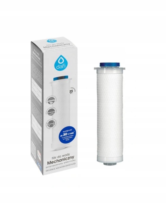 10 X FILTR WKŁAD PRZEPŁYWOWY DAFI POLIPROPYLENOWY
