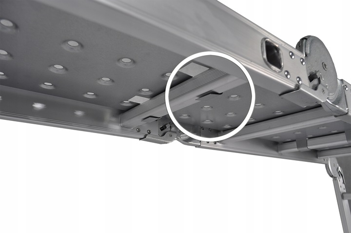 DRABINA ALUMINIOWA PRZEGUBOWA 5W1 4X3 3,5M PODEST