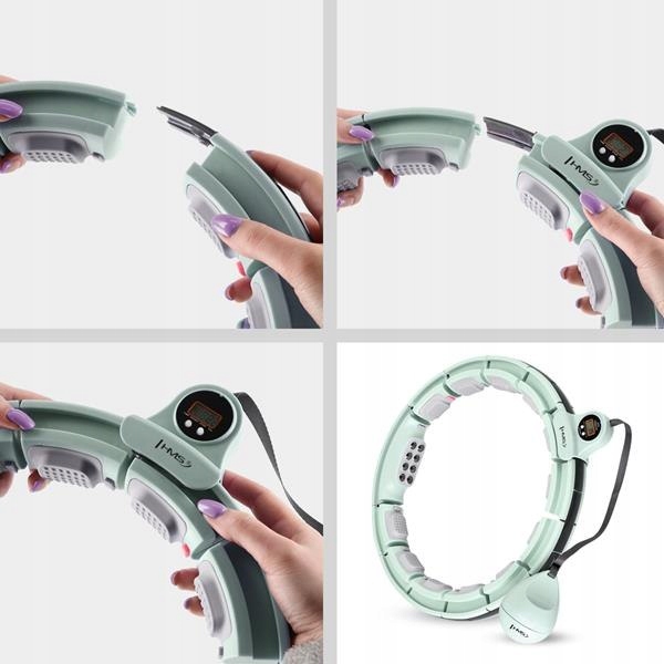 HULA HOP Z OBCIĄŻENIEM +LICZNIK+PAS WYSZCZUPLAJĄCY