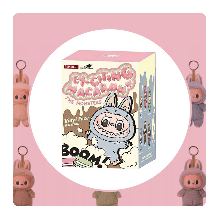 Labubu Pop Mart The Monsters Exciting Macaron Brelok