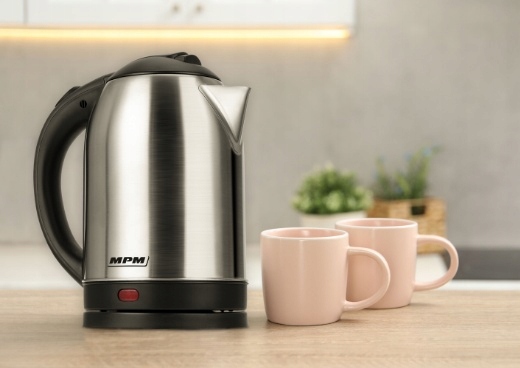 Czajnik elektryczny INOX stal nierdzewna 1,7l 1800W obrotowa podstawa