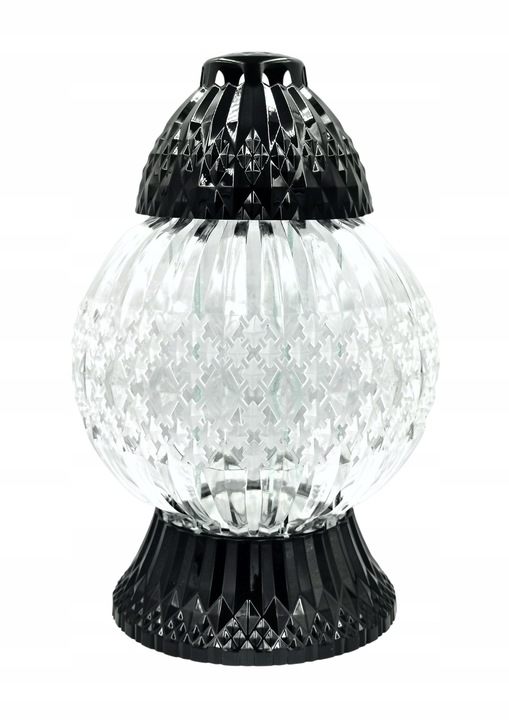 Znicz Glamour Kula Mała Czarny Połysk