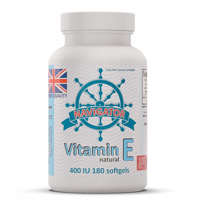 WITAMINA E 180 k 400IU NATURALNA MŁODOŚĆ SOFTGELS