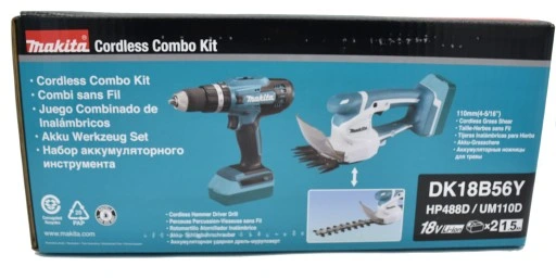 Makita Nożyce ogrodowe + Wiertarko-wkrętarka udarowa UM110DWYX HP488D002