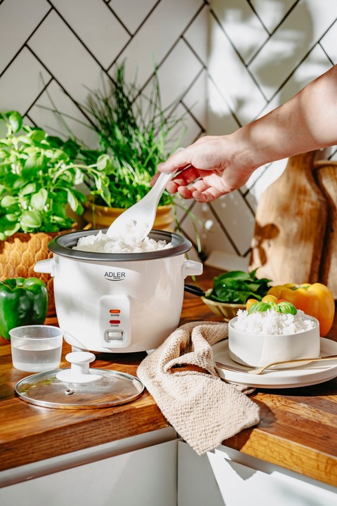 GARNEK DO GOTOWANIA RYŻU WARZYW RYŻOWAR SUSHI 0,6L ELEKTRYCZNY RICE COOKER