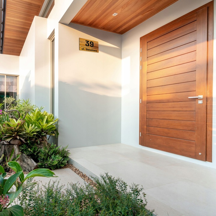 Tabliczka Tablica ADRESOWA ALUMINIOWA Numer domu DIBOND DUŻA