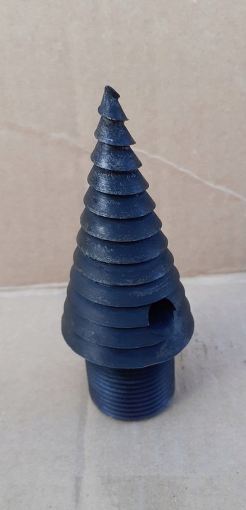 KOŃCÓWKA DO ŚWIDRA STOŻKA ŁUPARKI DO DREWNA PASUJE DO ŚWIDRA 100 / 90 / 80