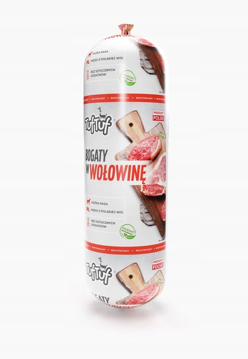 Mokra karma dla psa 70% mięsa, mix smaków kiełbasa, baton, pasztet 10x 900g