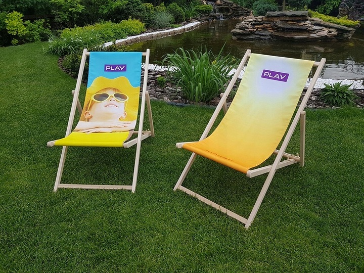 Leżak Leżaki z Nadrukiem Nadruk +Projekt REKLAMA