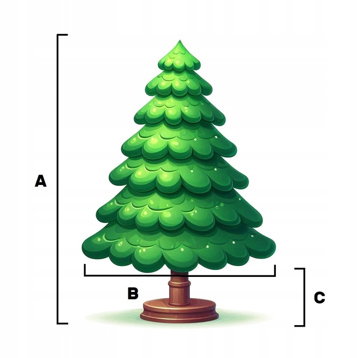 Choinka sztuczna PE 180 cm PE10180