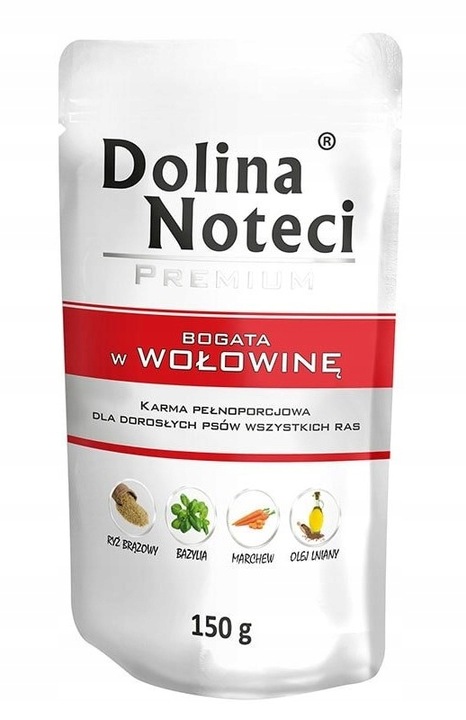 DOLINA NOTECI PREMIUM Mokra karma dla psa MIX smaków 20x150g