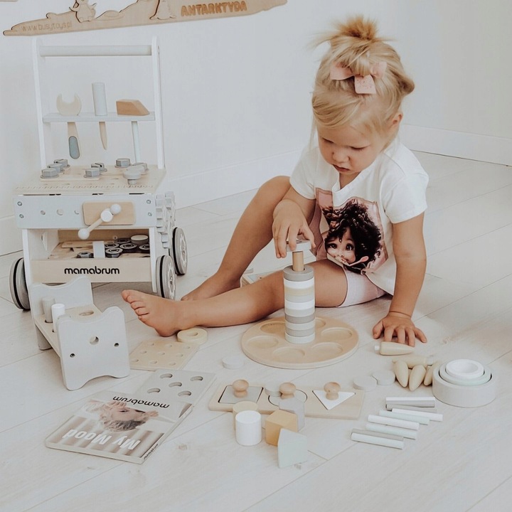 Pudełko Edukacyjne Montessori dla małych dzieci 6 zabawek Zabawa Edukacja