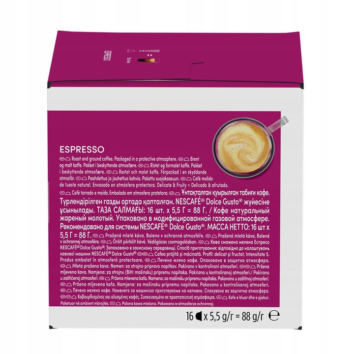 Kapsułki kawa Nescafe Dolce Gusto MEGA ZESTAW 96 szt 4+2