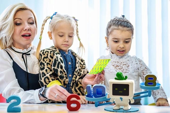 Prezent Pod Choinkę Gra Liczbowa Edukacyjna Robot