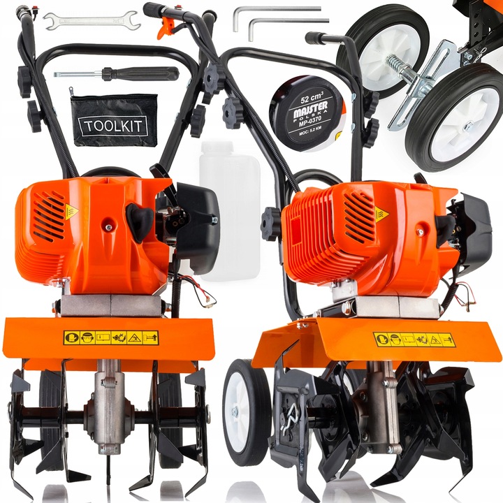 GLEBOGRYZARKA Spalinowa KULTYWATOR do gleby ziemi 30cm z REGULACJĄ MP0370