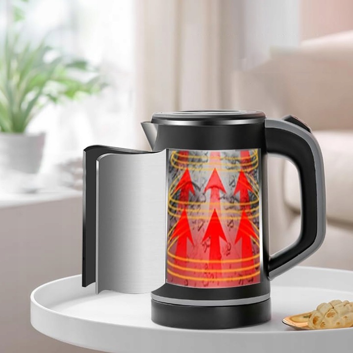 CZAJNIK ELEKTRYCZNY TURYSTYCZNY PODRÓŻNY CICHY MAŁY 600 W 0,8L CZARNY