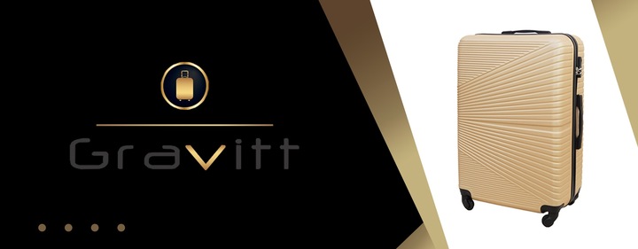 ZESTAW WALIZEK 4w1 WALIZKA PODRÓŻNA NA KÓŁKACH GRAVITT 1203