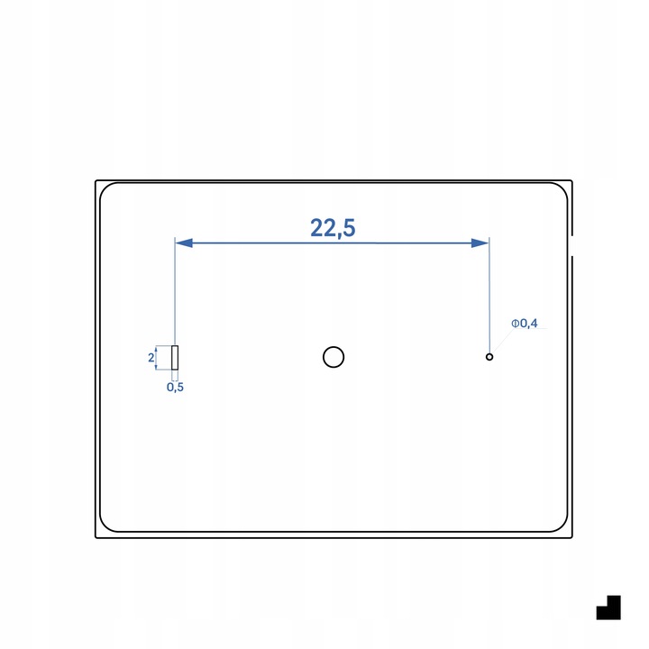 PODŚWIETLANY NUMER NA DOM TABLICZKA ADRESOWA LED 40X30 cm CZUJNIK ZMIERZCHU