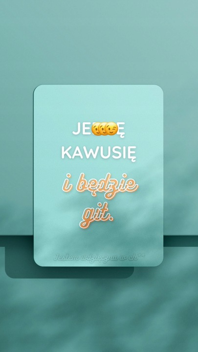 Karty afirmacji z przekleństwami dla dorosłych: Jestem wdzięczna w ch**.