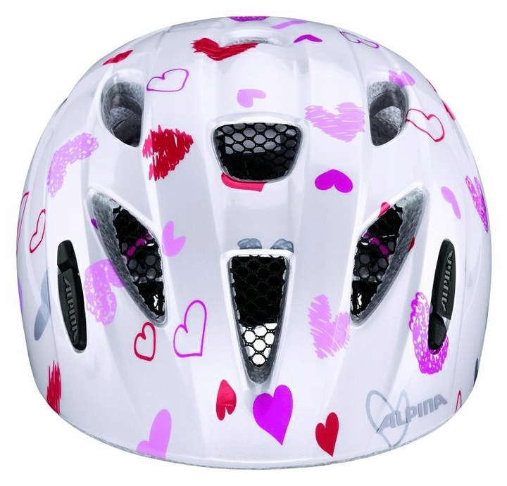 Kask Alpina Ximo biały HEARTS 49-54