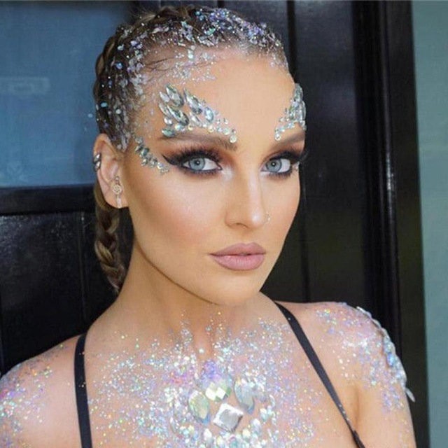 KRYSZTAŁKI SAMOPRZYLEPNE DIAMENCIKI NA TWARZ OCZY