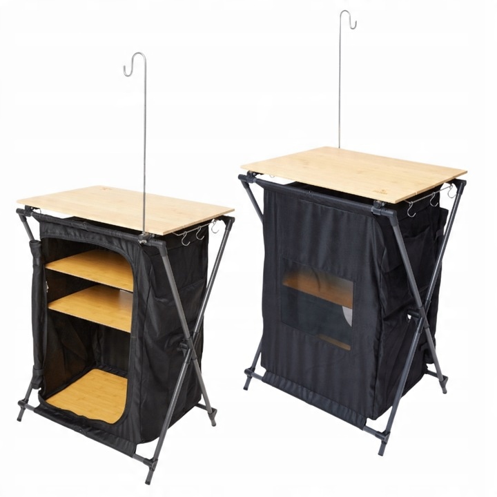 Stół turystyczny Froyak 46 x 60 x 85 cm czarny idealny na biwak