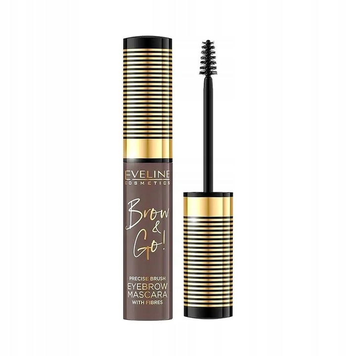 Eveline Mascara Do Brwi 02 Dark Brow And Go! ze Szczoteczką