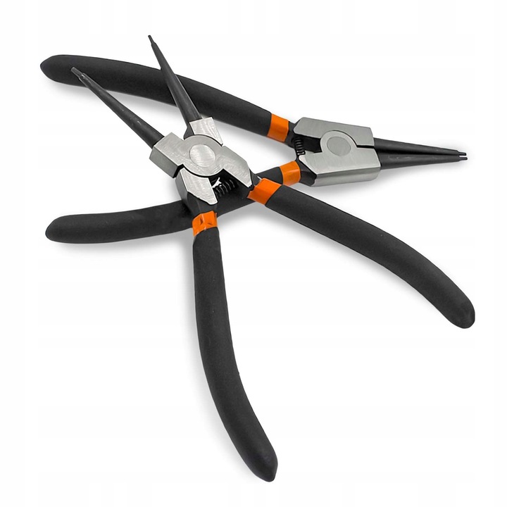 Szczypce do Pierścieni Segera Zacisków Zestaw 4el Szczypiec Zagięte Proste