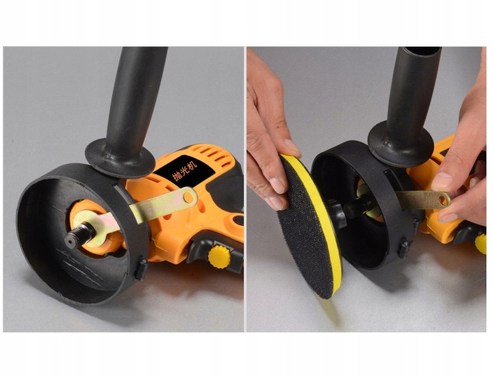 POLERKA SAMOCHODOWA SZLIFIERKA Z REGULACJĄ OBROTÓW + ZESTAW GĄBEK