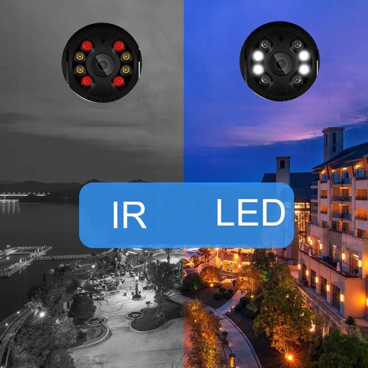 KAMERA ZEWNĘTRZNA OBROTOWA IP WIFI 2MPX FULL HD 4x ZOOM DO MONITORINGU